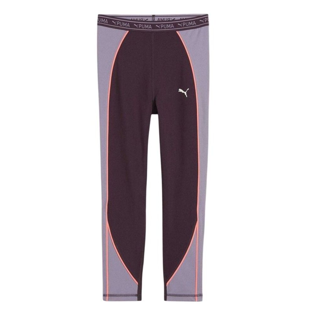 Puma Childrens/Kids Two Tone Sport 7/8 Leggings / Plum Purple